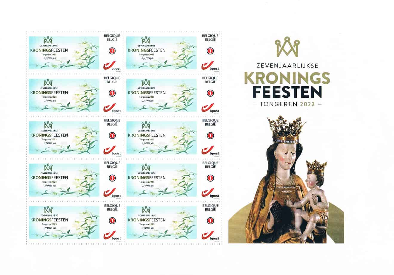 Briefmarkenbogen Krönung